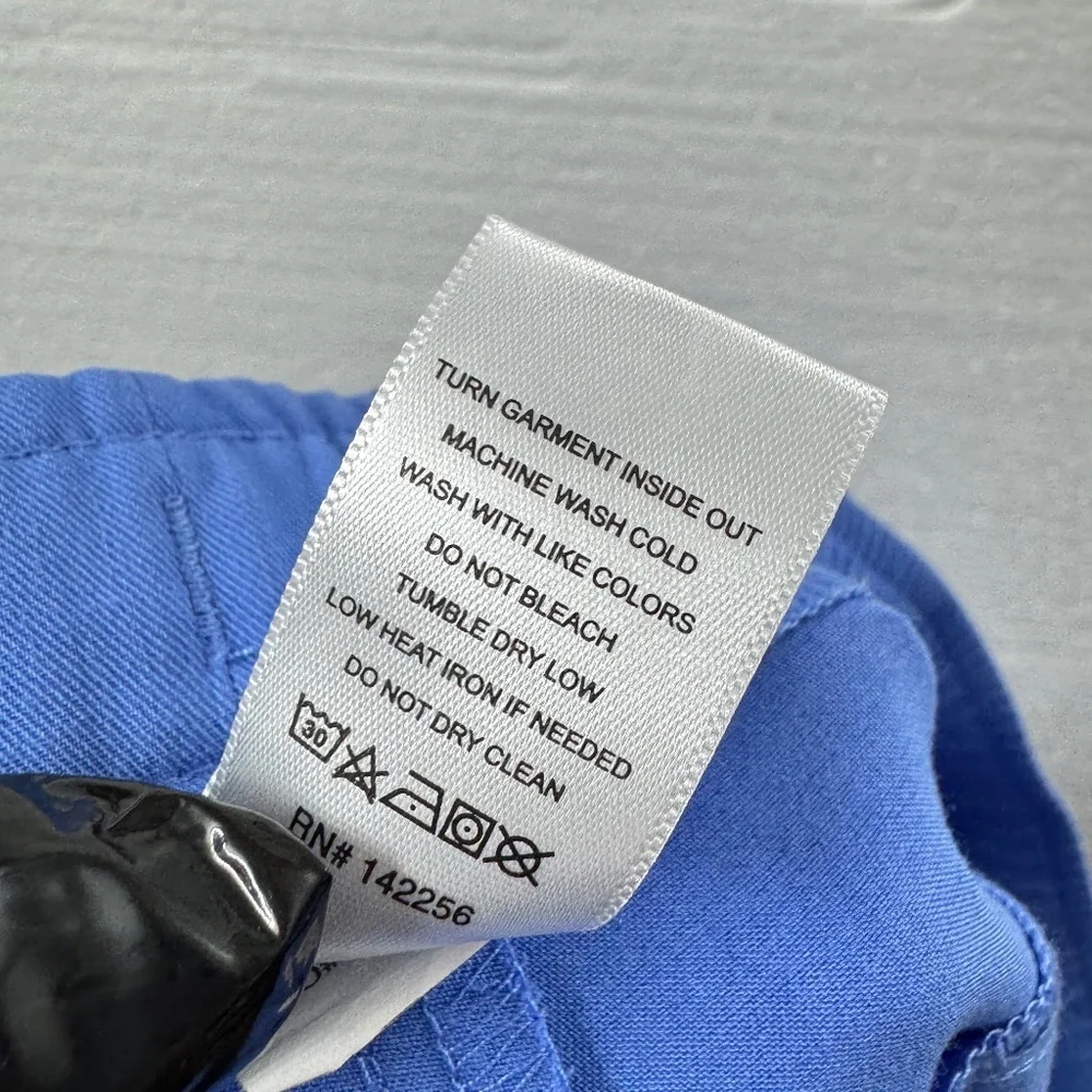 FIGS Zamora Jogger Scrub Pants Mens Size XS Blue Drawstring Medical Workwear